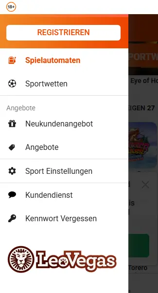 Mobiles Casino LEOVEGAS CASINO