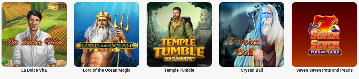 Exklusive Spiele LEOVEGAS CASINO
