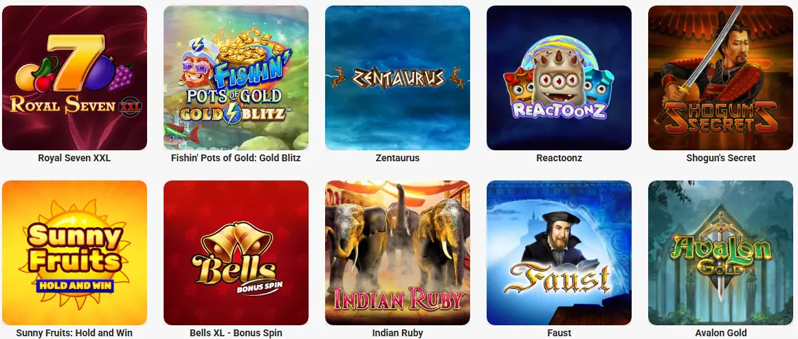 Verfügbare Spielautomaten-Arten bei LEOVEGAS CASINO
